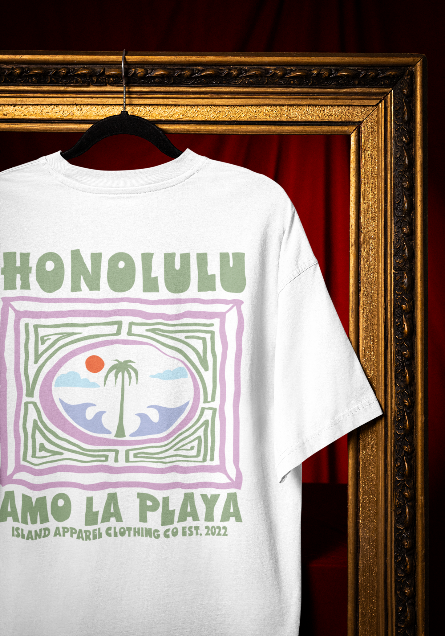 Honolulu Playa T Shirt (5 Colours)