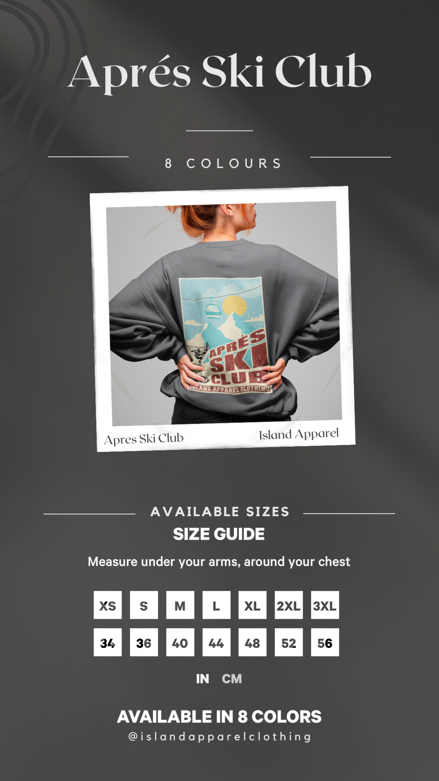 Unisex Aprés Ski Club Sweatshirts (8 Colours)