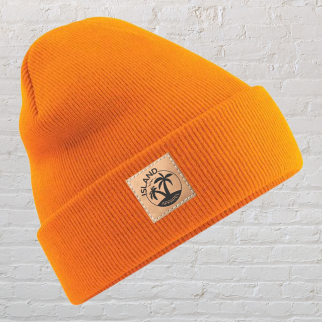 Orange north 2025 face beanie