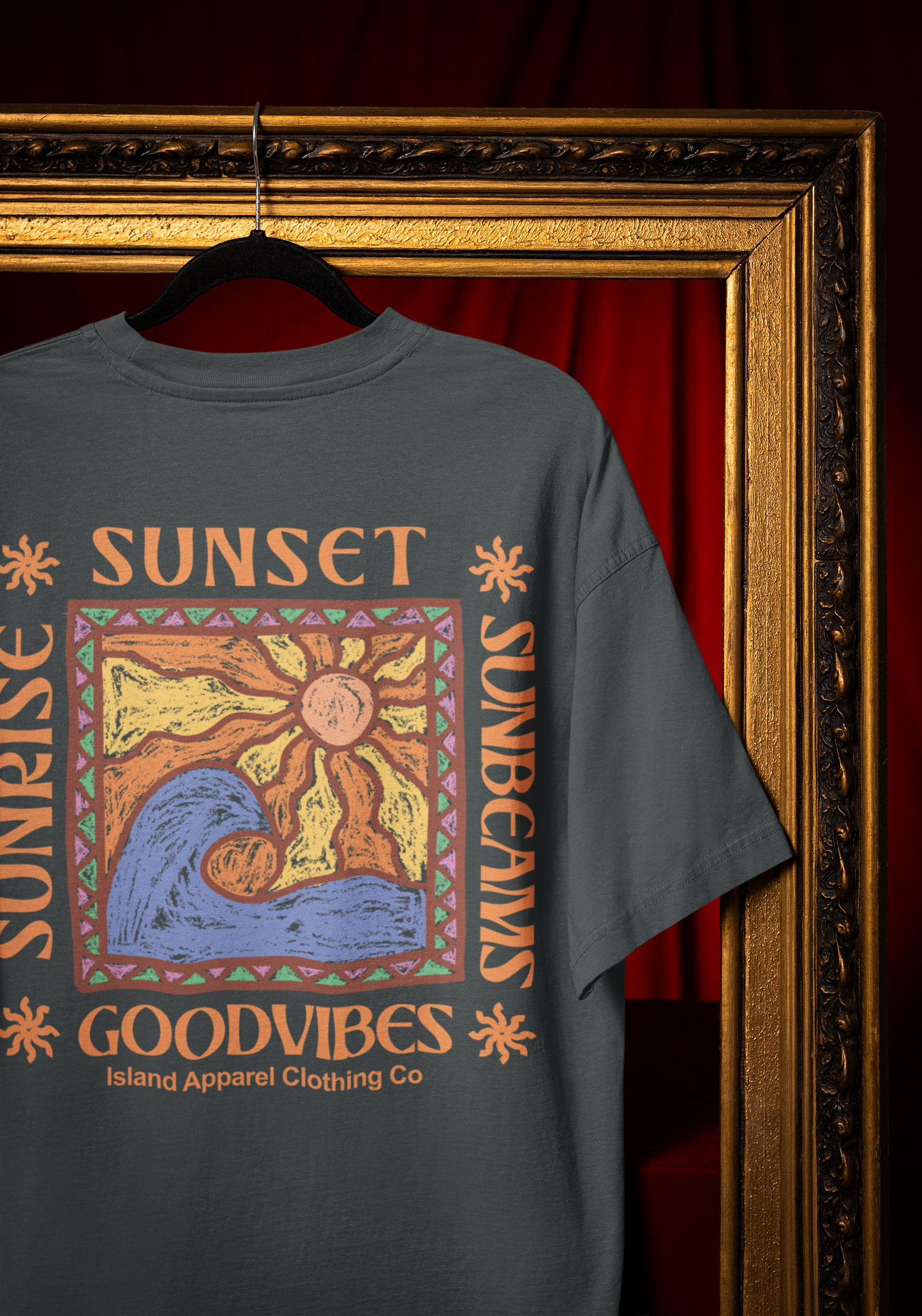 Retro Sunset T shirt (5 Colours)