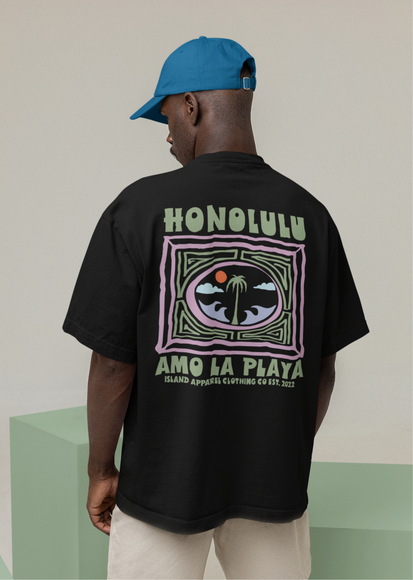 Honolulu Playa T Shirt (5 Colours)