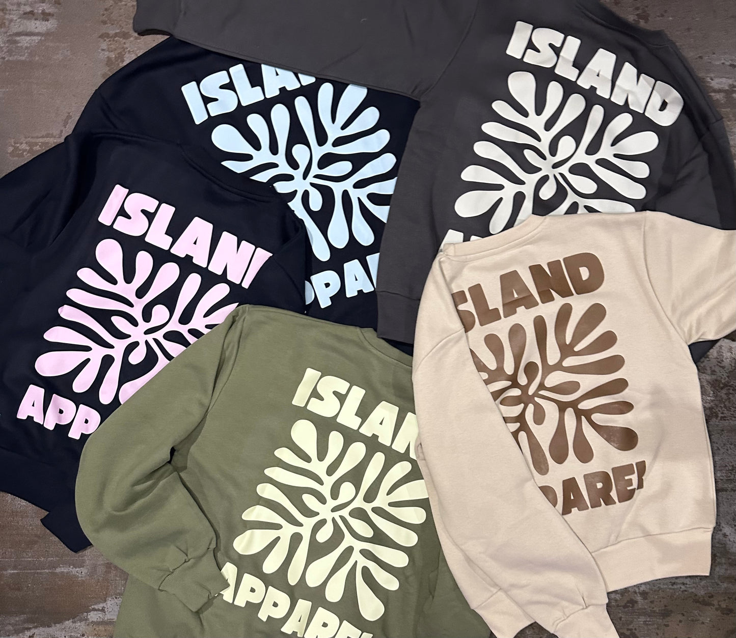 Unisex Island Apparel Heavyweight Sweatshirt (8 Colours)
